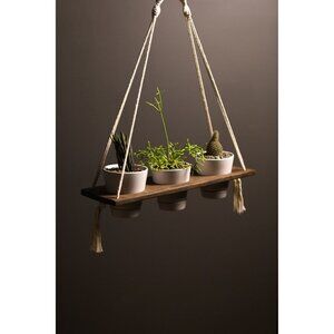 Macrame Shelf|Boho Wall Hanging Shelf|Handmade Home Decor|Boho Room Decor(ID513)